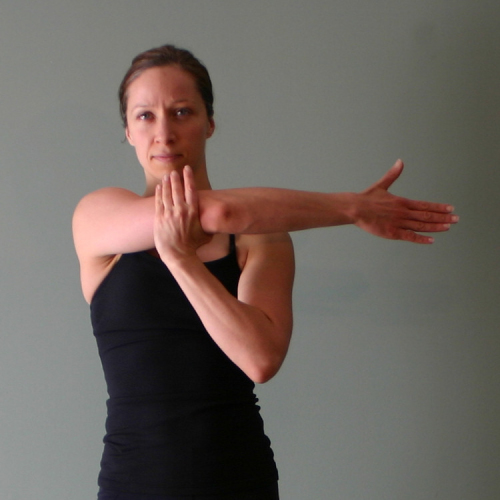 Rear Shoulder Stretch Exercise Technique Definition FreeTrainers